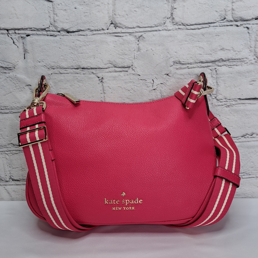 KATE SPADE 'ŔOSÌE' PEBBLED LEATHER CROSSBODY BAG w/ SIGNATURE DUST BAG INCLUDED